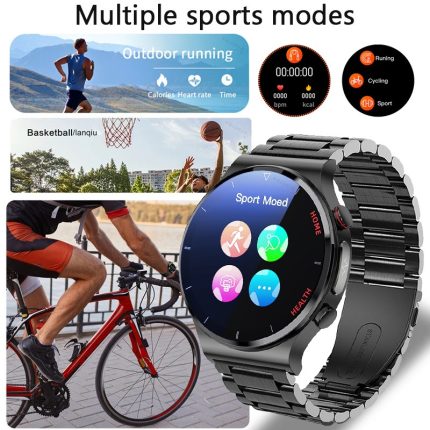 ECG+PPG Smart Watch Men Sangao Laser Health Heart Rate Blood Pressure Fitness Sports Watches IP68 Waterproof Smartwatch