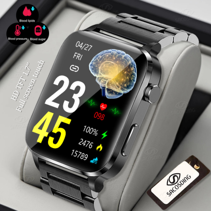 2026 New Blood Sugar Monitor Health Smart Watch Men