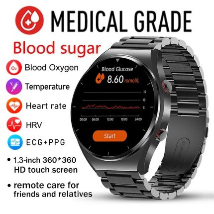 ECG+PPG Smart Watch Men Sangao Laser Health Heart Rate Blood Pressure Fitness Sports Watches IP68 Waterproof Smartwatch