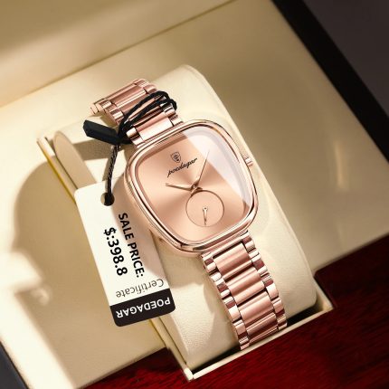 POEDAGAR Luxury Watch for Woman Waterproof Stainless Steel Quartz Ladies Watch